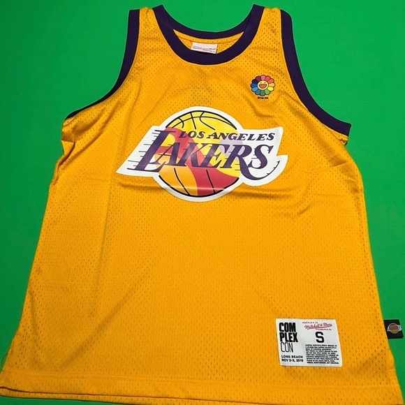 村上隆　COMPLEX ON LAKERS 2XL Takashi Murakami ComplexCon x LA Lakers M&N Basketball